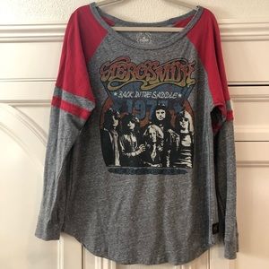 TRUNK LTD Aerosmith Baseball Tee - Long Sleeve - L
